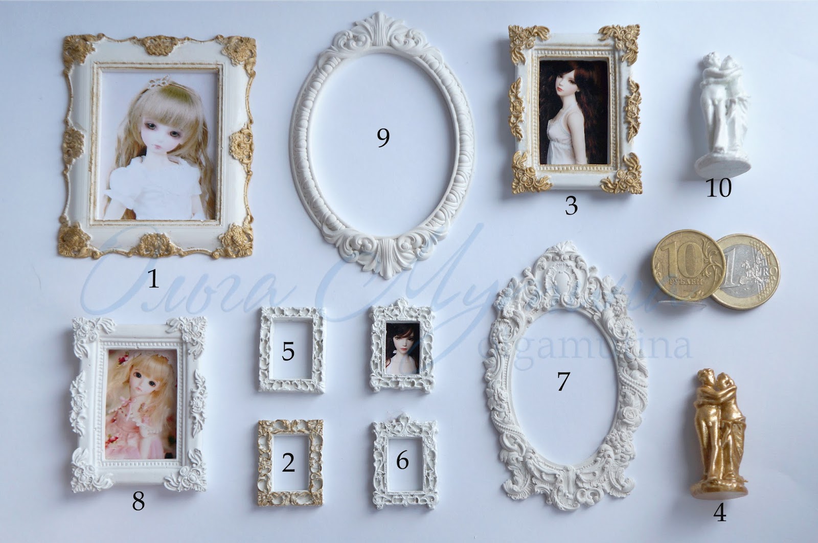 Гипсовые фоторамки